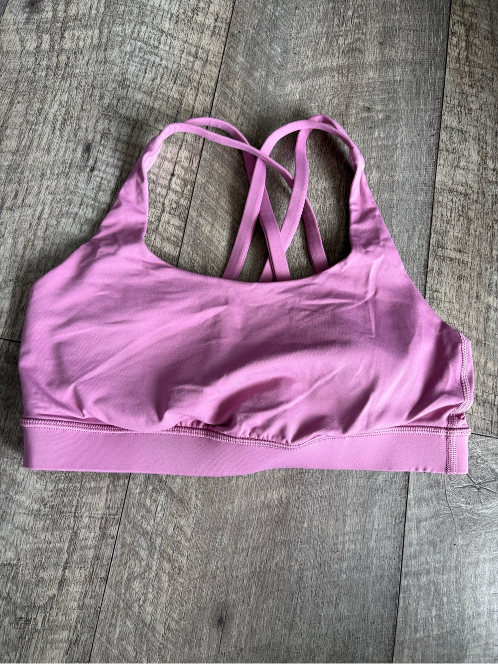 lululemon athletica Pink Cross-Back Sports Bra